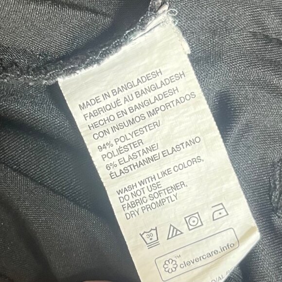 Izod Golf Pants Mens Flat Front Performance Pants Black Size 34x30 - Picture 8 of 10